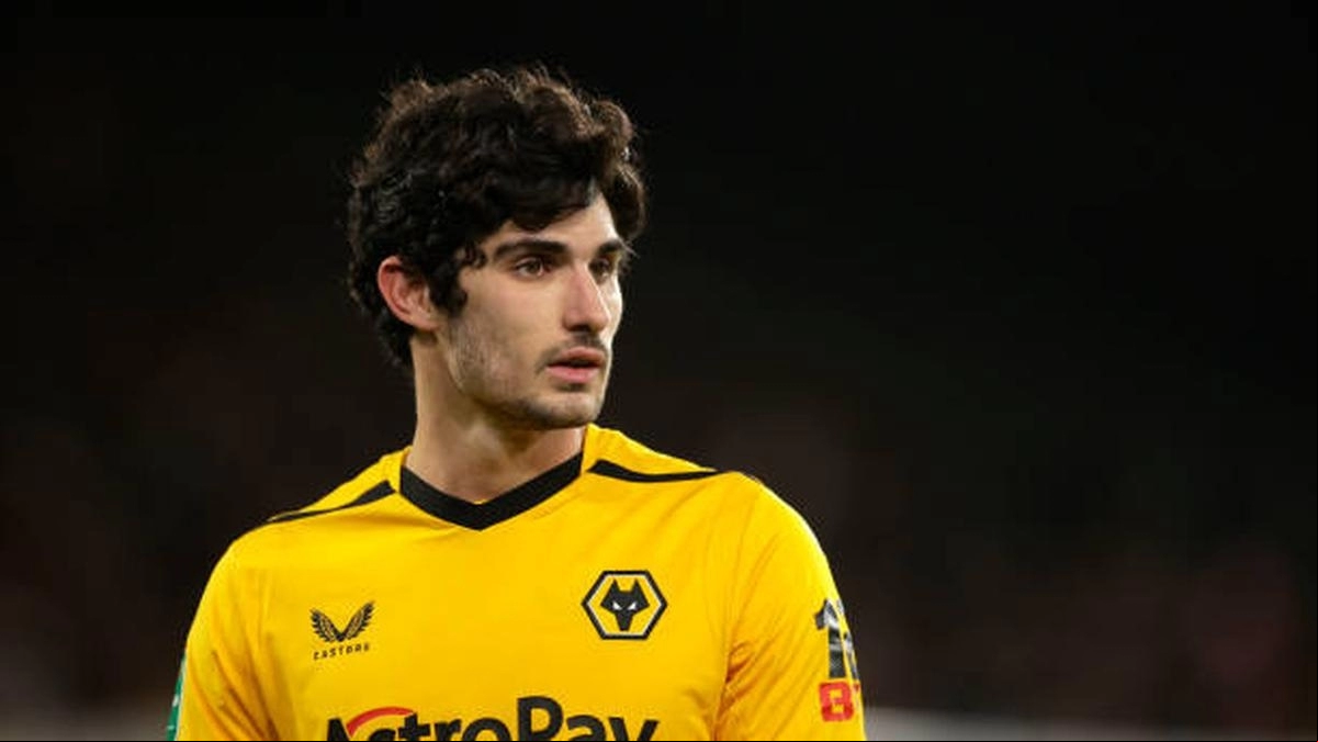 Gonçalo Guedes, player of Wolverhampton Wanderers who could sign for a Spanish team.