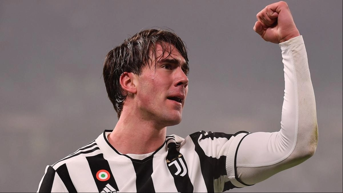 Dusan Vlahovic, delantero de la Juventus