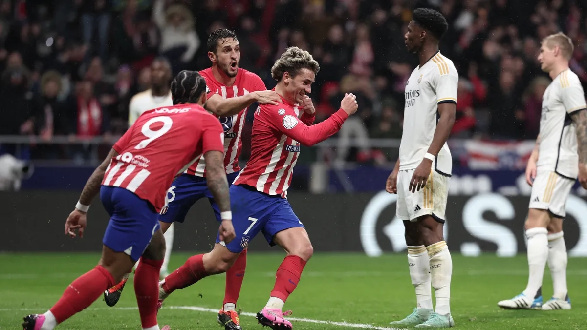 Partido entre el Atlético de Madrid y el Real Madrid