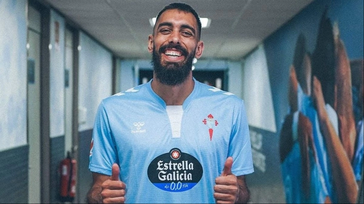 Borja Iglesias, delantero del Real Betis que está cedido en el Celta de Vigo
