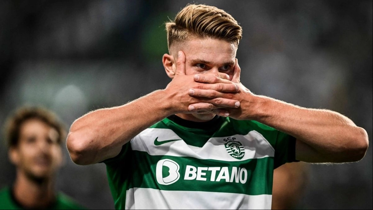 Viktor Gyökeres, delantero titular del Sporting de Lisboa