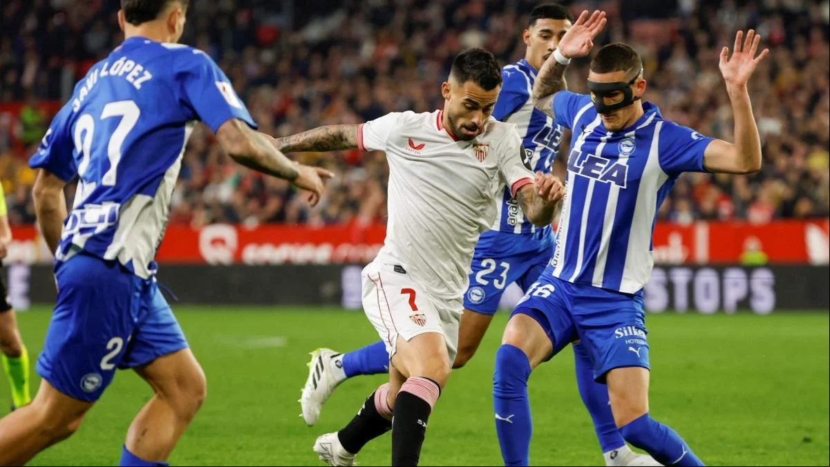 Suso, player of Sevilla