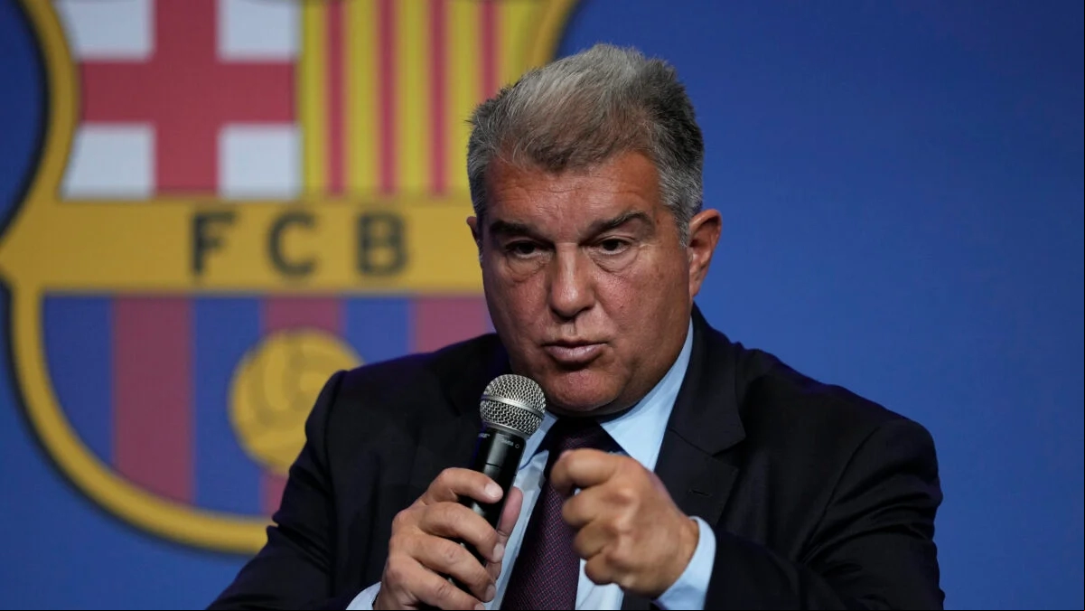 Joan Laporta, presidente del FC Barcelona
