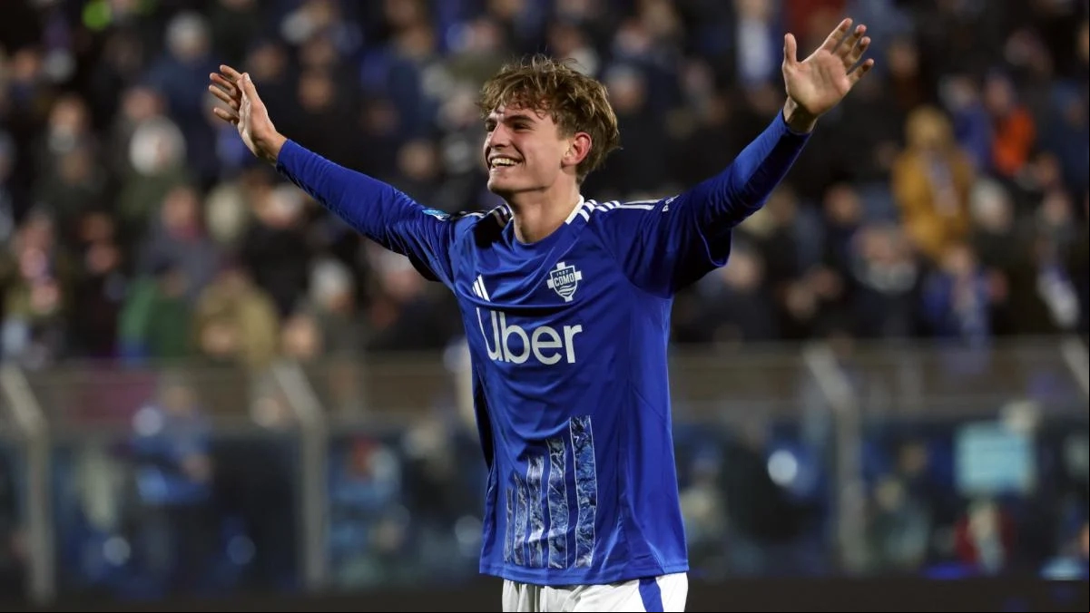Nico Paz, exjugador del Real Madrid que pertenece al Como