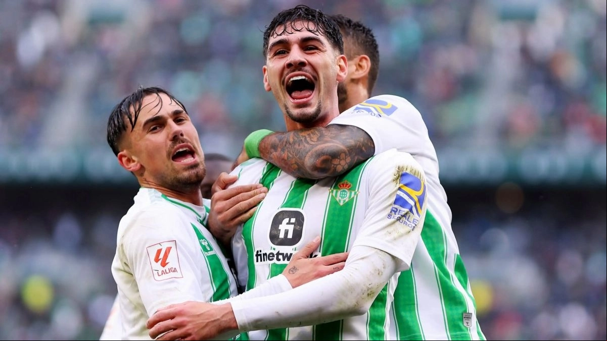 Johnny Cardoso, centrocampista del Real Betis