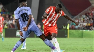 Umar Sadiq jugó en la primera jornada ante el Real Madrid. Foto: Diario de Almería