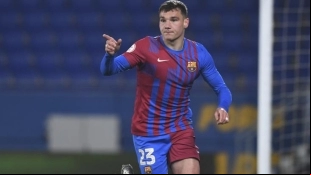 Ferran Jutglà, jugador del Brujas. Foto: FC Barcelona