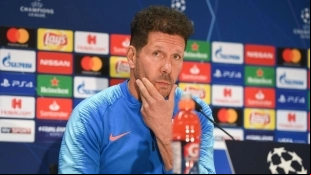 Cholo Simeone, entrenador del Atlético de Madrid 