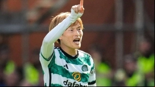Kyogo Furuhashi, delantero japonés del Celtic que podría fichar por el Manchester City
