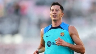 Robert Lewandowski, delantero del Barcelona