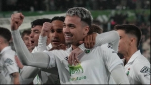 Juan Carlos Arana, delantero del Racing de Santander