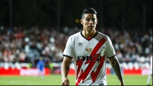 James Rodríguez, líder de Colombia que juega en el Rayo Vallecano