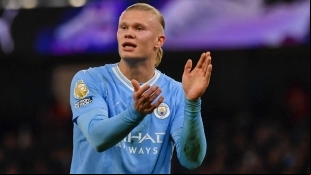 Erling Haaland, Manchester City striker.