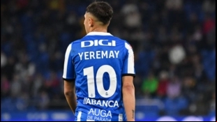Yeremay Hernández, futbolista del Deportivo de La Coruña