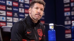 Cholo Simeone, entrenador del Atlético de Madrid 
