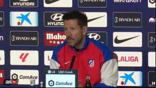 Cholo Simeone, entrenador del Atlético de Madrid 