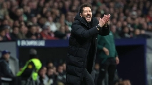 Cholo Simeone, entrenador del Atlético de Madrid 