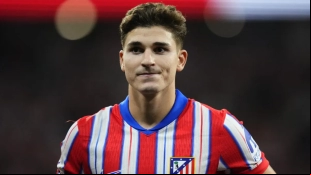 Julián Álvarez, delantero del Atlético de Madrid