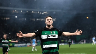 Viktor Gyökeres, delantero titular del Sporting de Lisboa