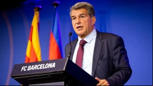 Joan Laporta, presidente del FC Barcelona