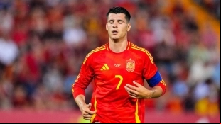 Álvaro Morata, delantero del Milan cedido en el Galatasaray