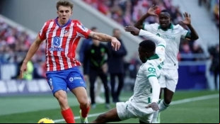 Pablo Barrios, centrocampista del Atlético de Madrid