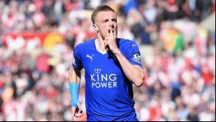 Jamie Vardy, delantero del Leicester City