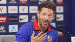 Cholo Simeone, entrenador del Atlético de Madrid 
