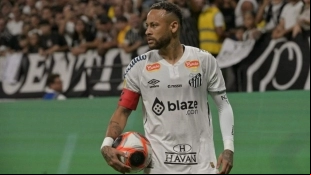 Neymar, futbolista del Santos